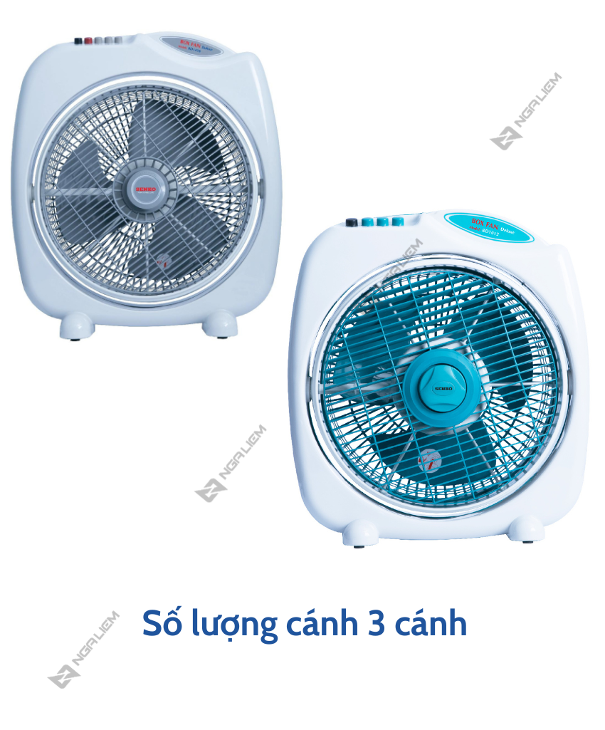 Quạt Bàn Đảo 4 Tấc BD1410 Senko (Quạt Hộp) (Chuyển Hướng Điện)