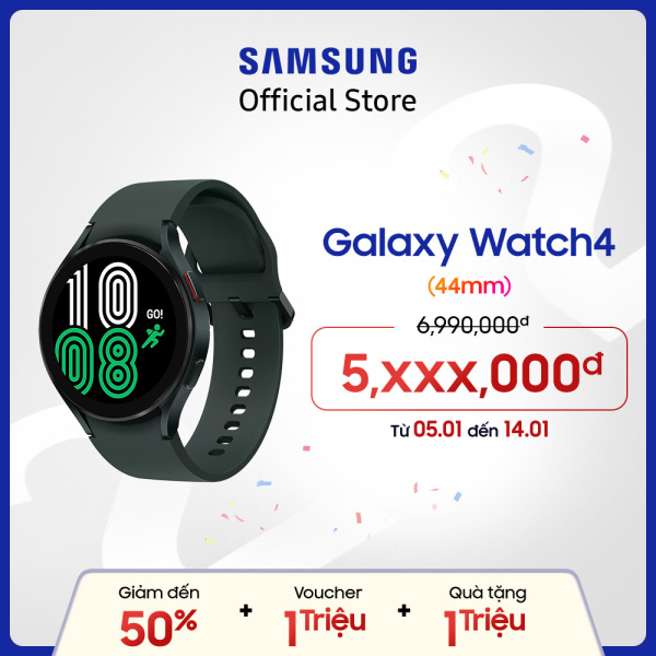 ] Đồng hồ thông minh Samsung Galaxy Watch 4 44mm - Hàng chính hãng