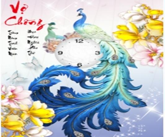 [HCM]Tranh đính đá Vợ chồng - LV159