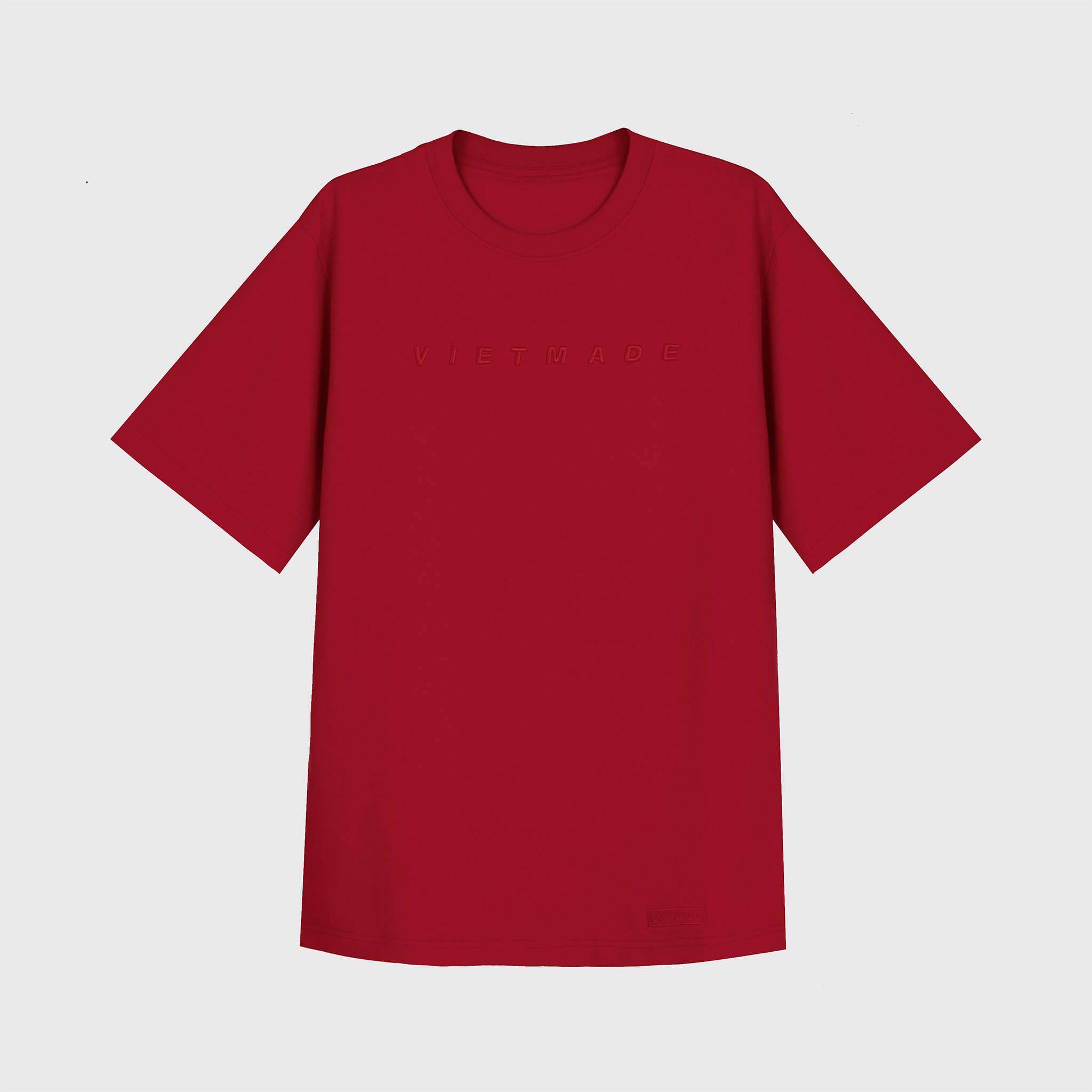 Grimm DC Tee Vietmade 3D embroidery | Adrenaline Red