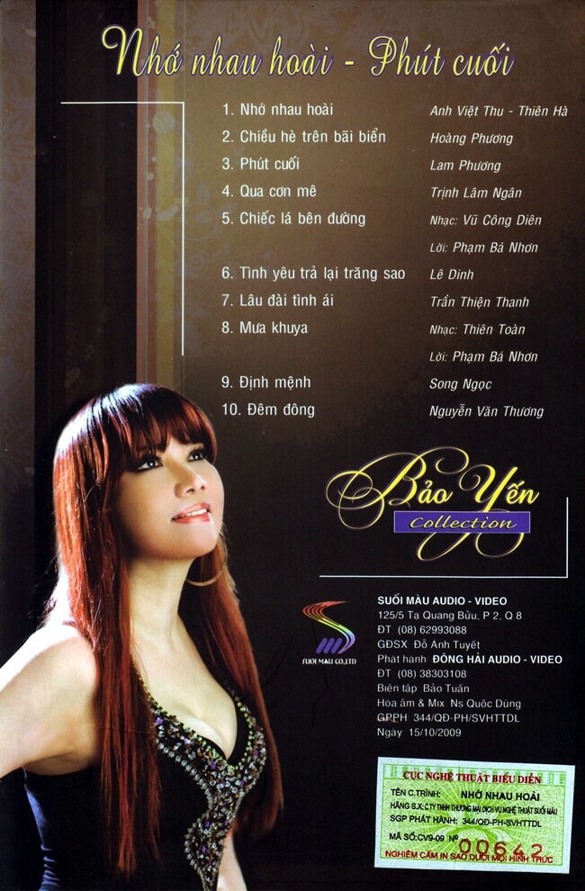 đĩa cd BỘ 7 ĐĨA CD nhạc Bảo Yến 1 (phôi đĩa nhật)