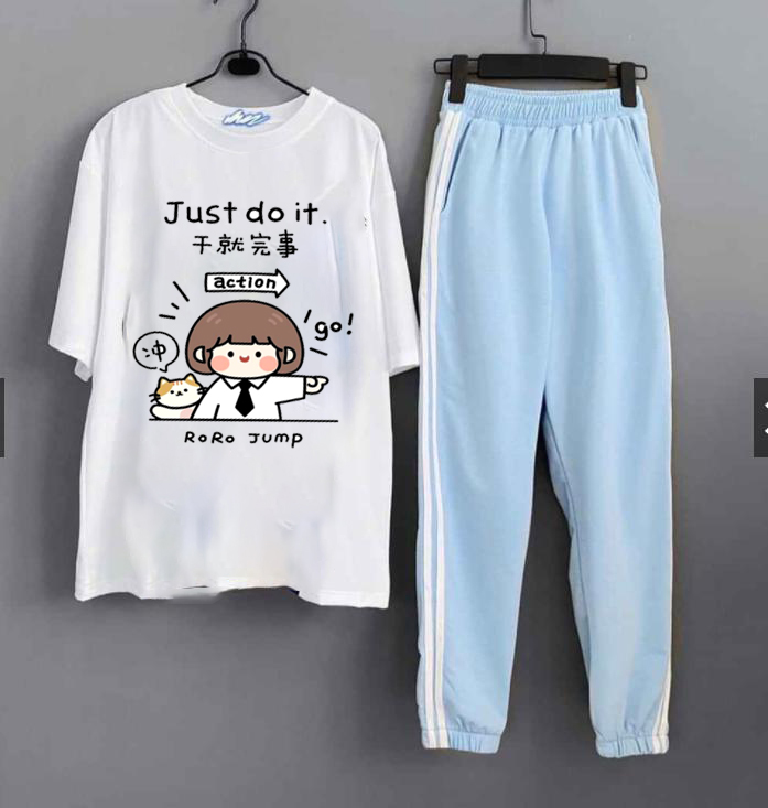 SÉT áo cô bé just do it KÈM QUẦN