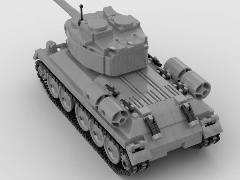 Le Go Đồ Chơi Lắp Ráp Xe Tank T34
