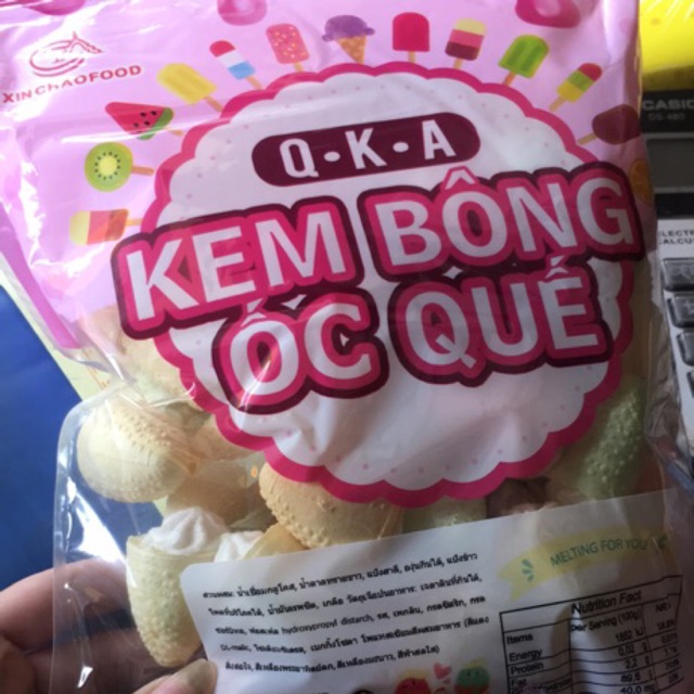 Kem Bông Ốc Quế