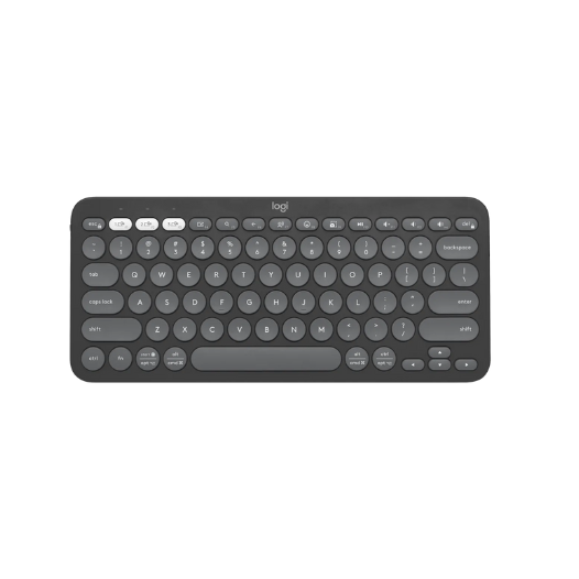 Bàn phím Bluetooth Logitech K380s Pebble 2 - Đa thiết bị, Phím tắt tùy chỉnh, Mỏng nhẹ, Easy-Switch ( Logitech K380 S ) - Hàng chính hãng