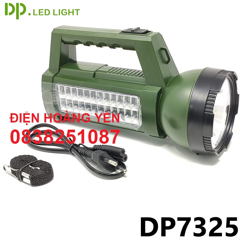 Đèn pin led có sạc tích điện 2 trong 1 siêu sáng 50w dp-7325 / dp led light đa năng