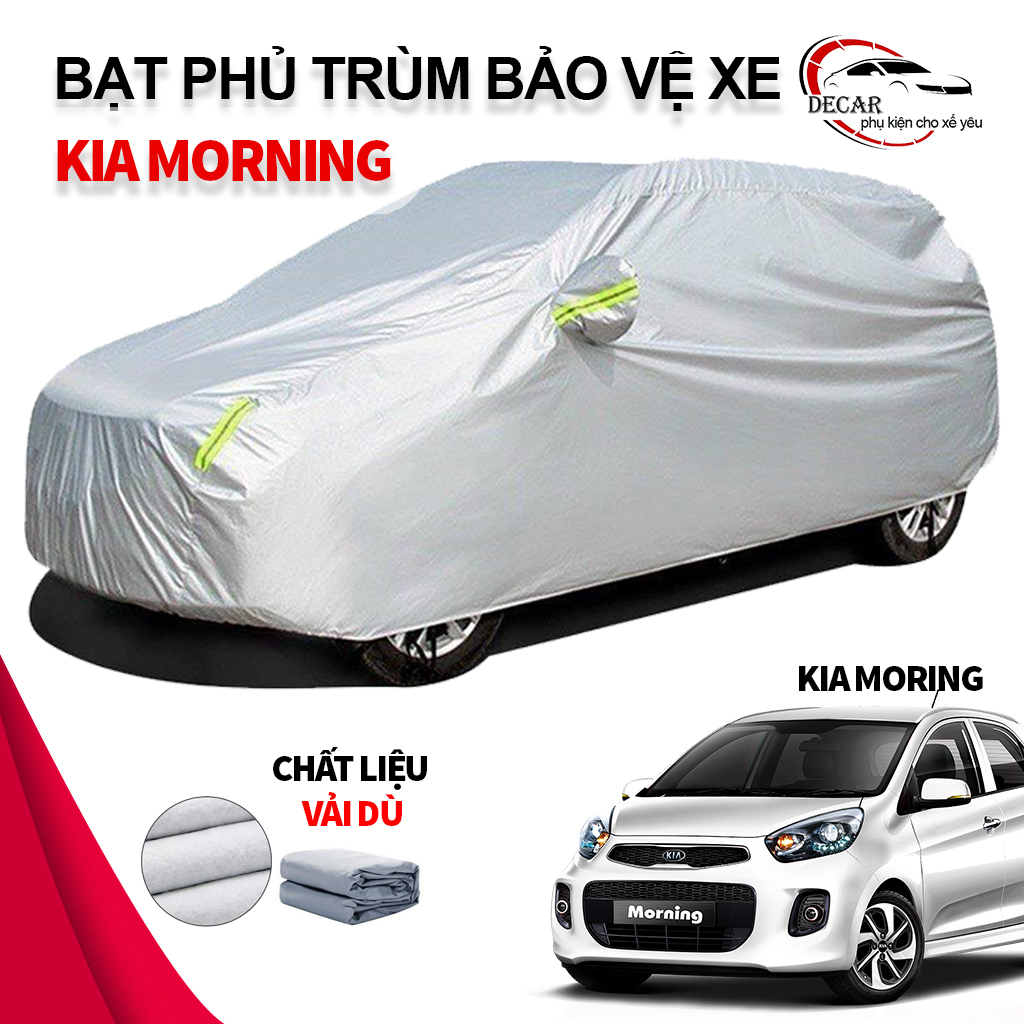 Tarpaulin coating car Kia Morning material of umbrella cloth Oxford high-grade, boss car 5 spot, silver coating hooded cover sun protection, anti-rain for vehicle Oto car
