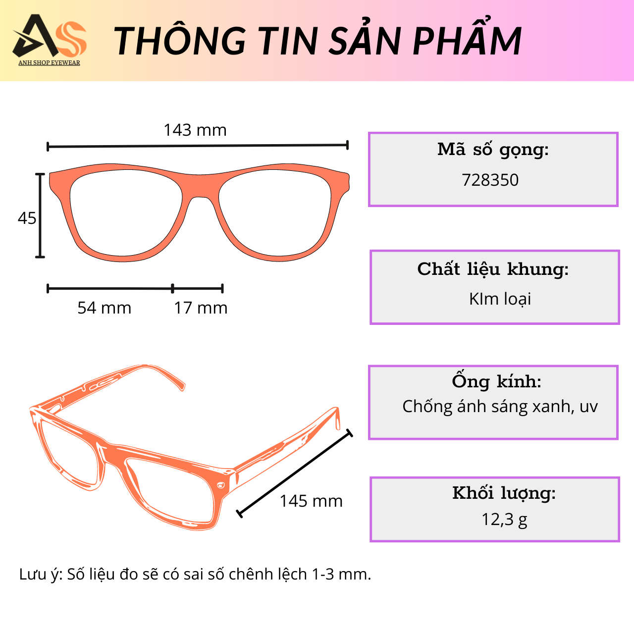 [3-5/8 Hoàn Tiền 25%] Kính mắt mèo nam nữ thời trang 72835A