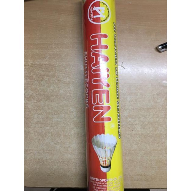 Sỉ ống 12 quả cầu lông Hải Yến