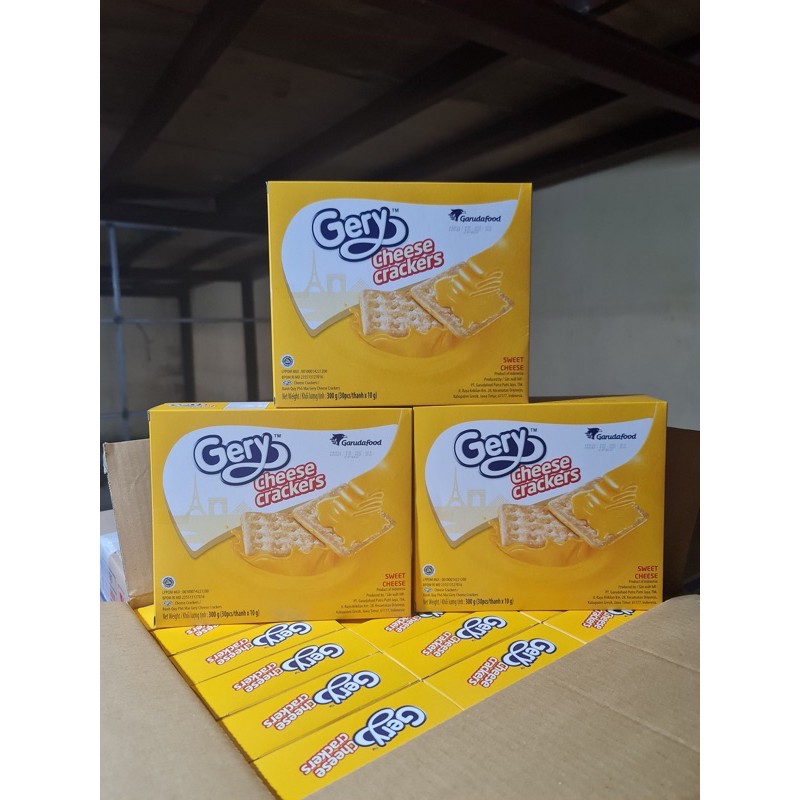 BÁNH GERY CHEESE CRACKERS (HỘP 200GR - 300GR)