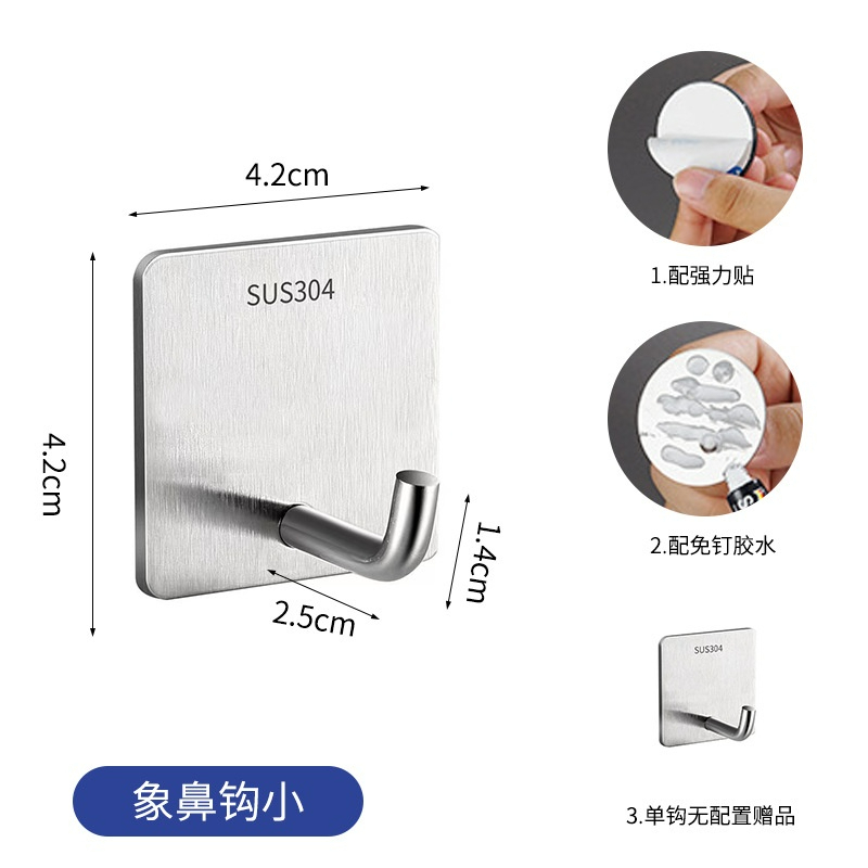 Móc Treo Tường Inox 304,Treo Đồ Đa Năng, TreoThớt Siêu Chắc Chắn