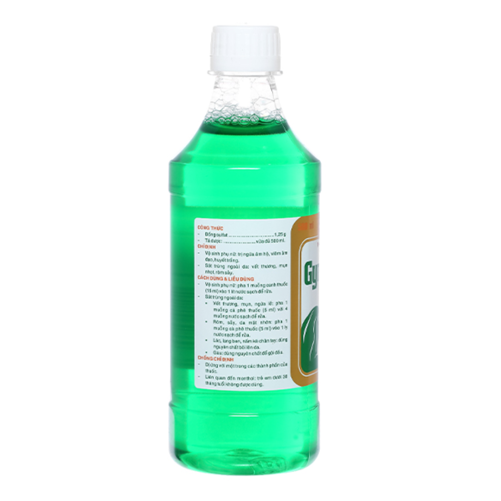 Dung dịch vệ sinh phụ nữ Gynofar chai 250ml/500m (Có che tên)