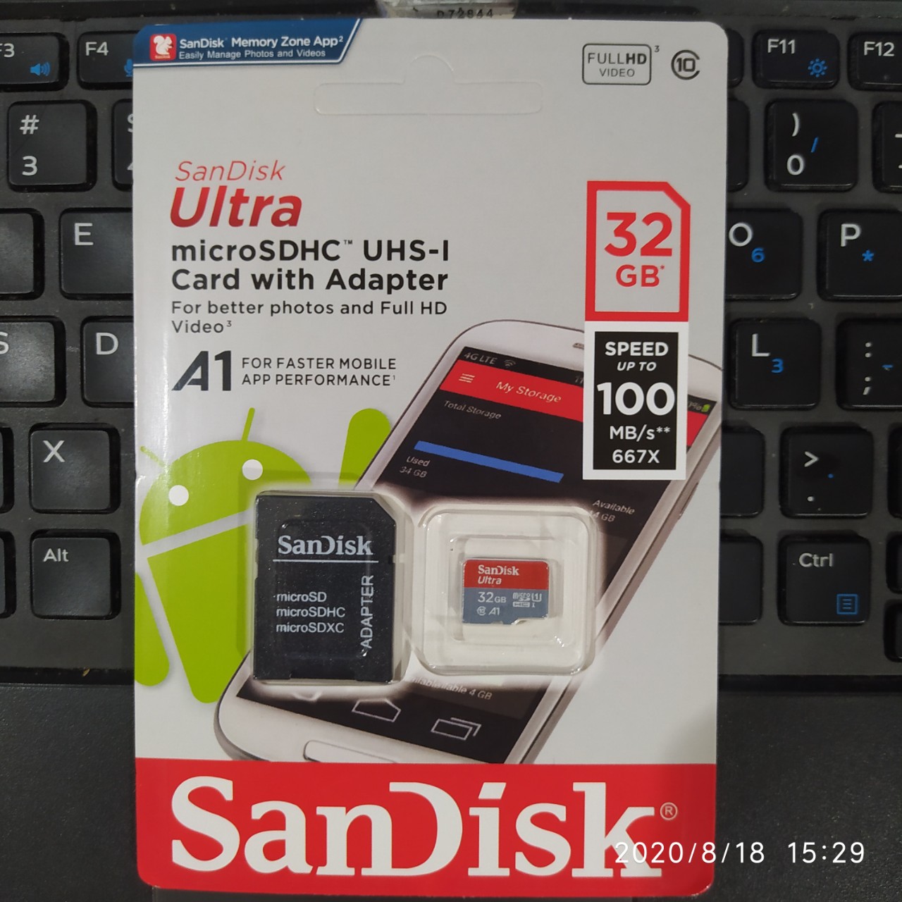 Thẻ nhớ SANDISK Micro SD 32G Class10 BH 5 năm 1 đổi 1