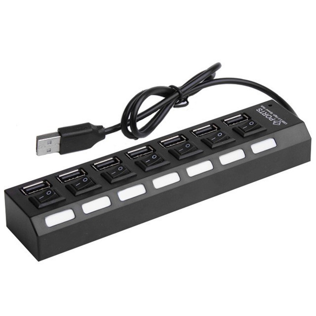 [HCM]HUB Ổ ĐIỆN 7 PORT CÔNG TẮC