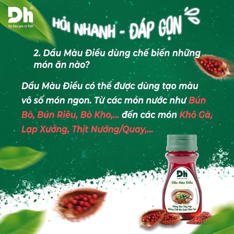 Dh Foods Dầu Màu Điều 90ml