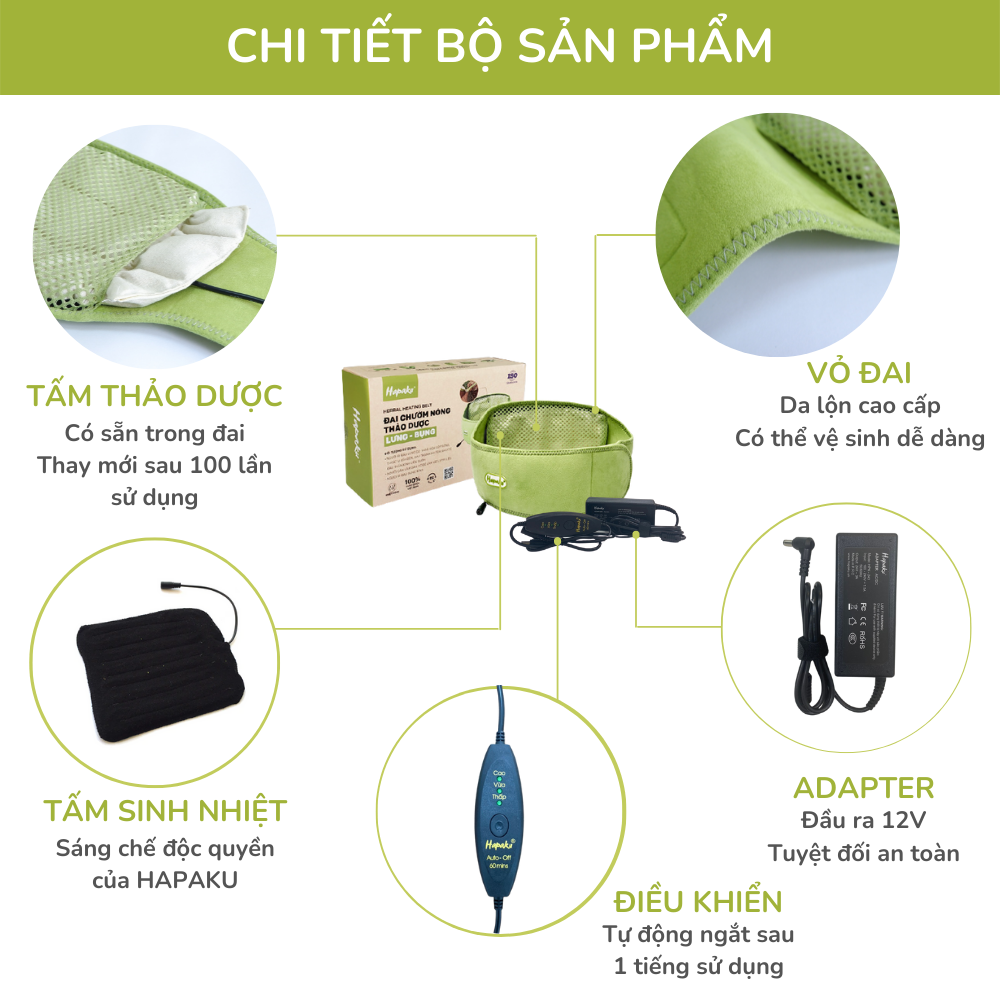 Hapaku Herbal Relief Pack