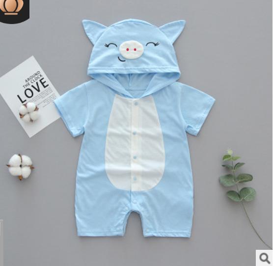 Body đùi hình thú có mũ cho bé -Body02