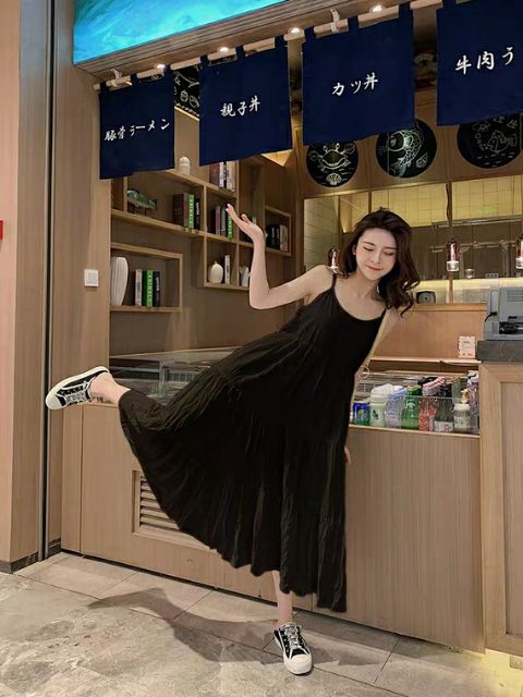 VÁY BABYDOLL 2 DÂY ĐŨI CỰC MÁT