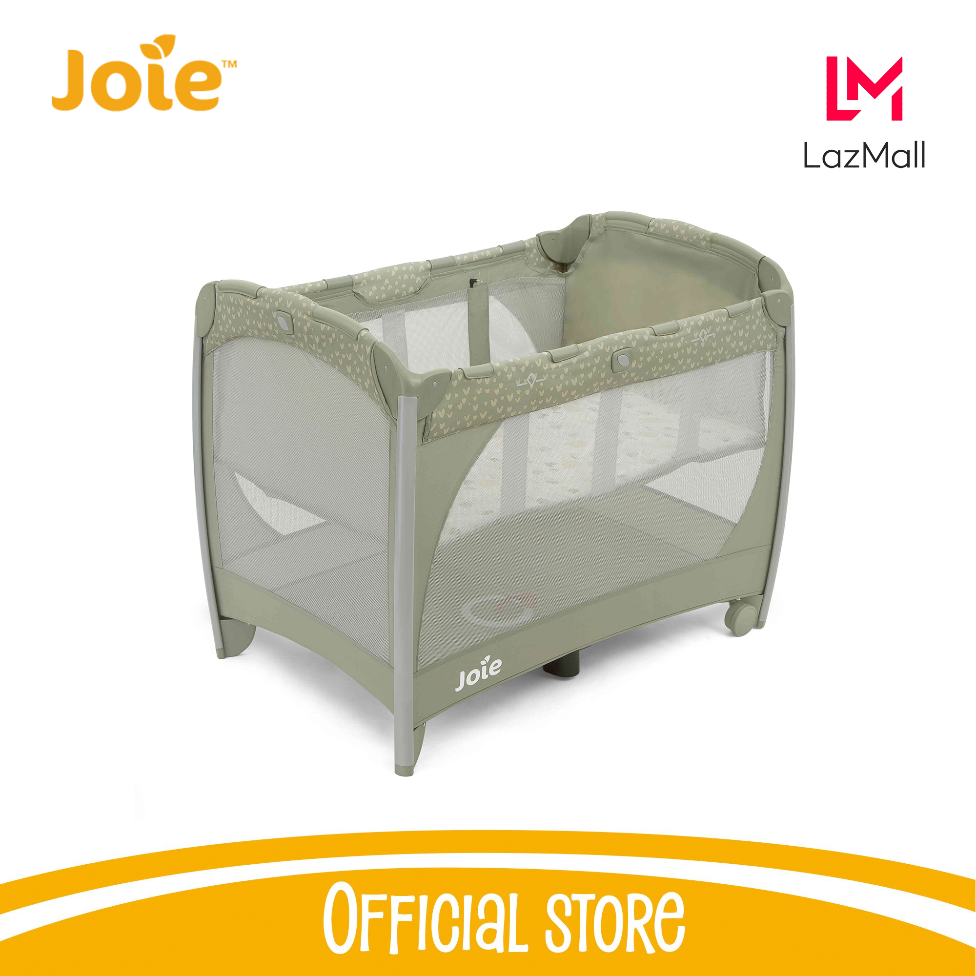 Giường cũi trẻ em Joie Excursion Change & Bounce