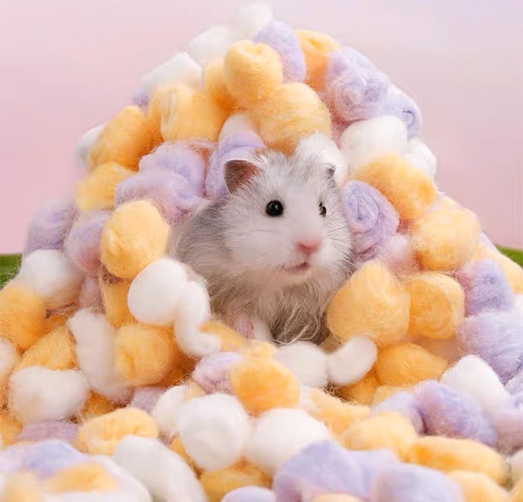 bông gòn candy dành cho hamster, sóc, fat tail, nhím,... - T3 PETS SHOP