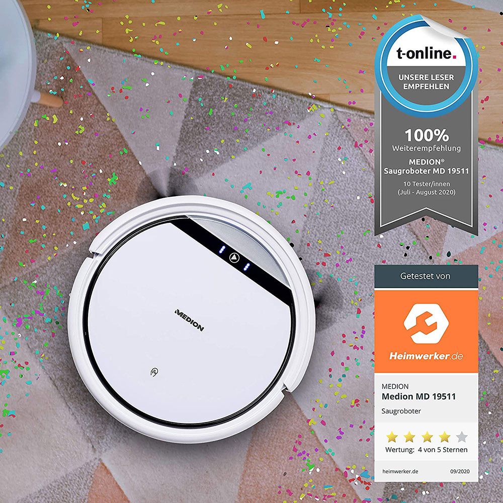 [Trả góp 0%]ROBOT HÚT BỤI MEDION MD 19511