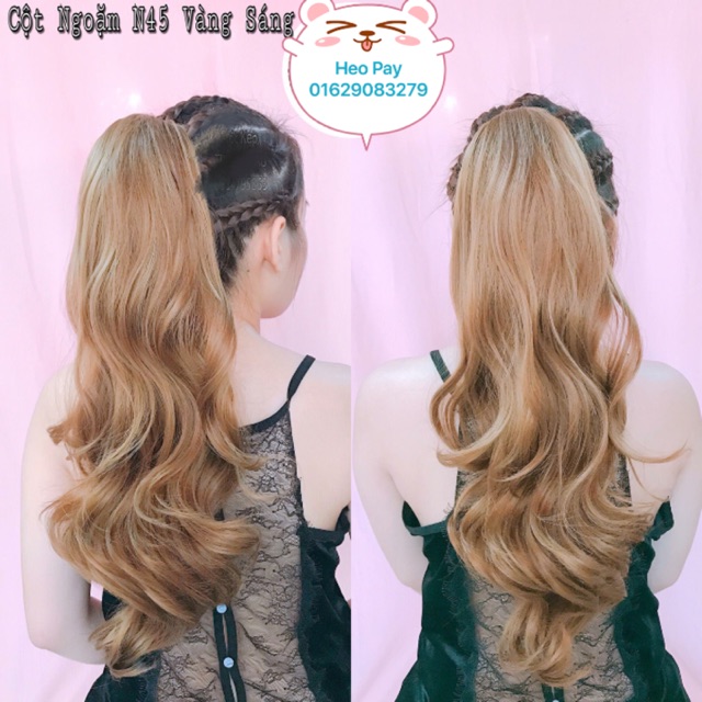 Tóc Giả Ngoặm Tóc Giả Ngoặm Màu Sáng