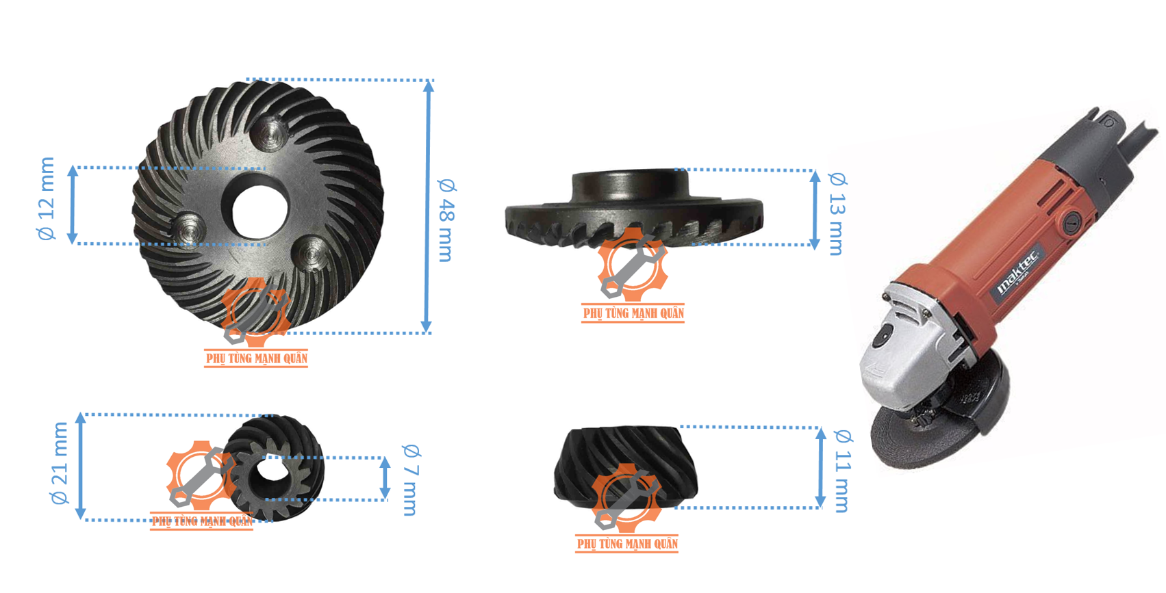 bánh răng/nhông mài marktec MT954