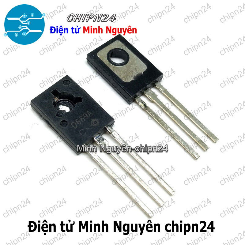 [5 con] (KT1) Transistor D669A TO-126 NPN 1.5A 160V (2SD669A D669 669) - HH005527