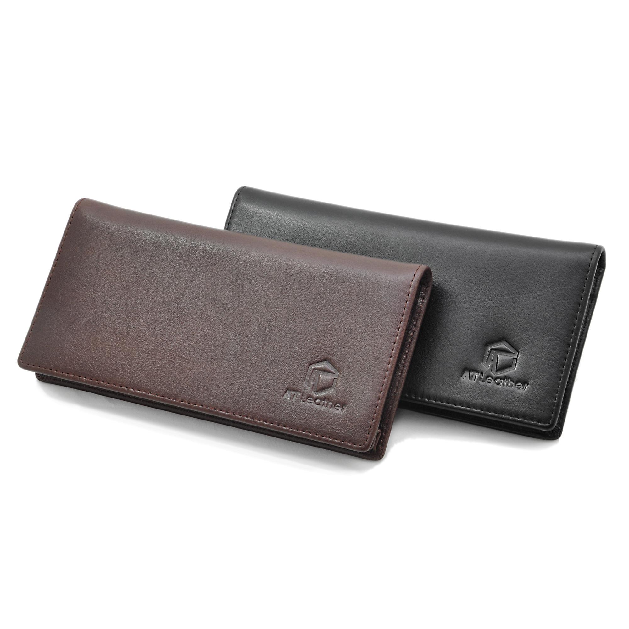 Ví da bò dáng dài AT Leather - VD19 - Unisex