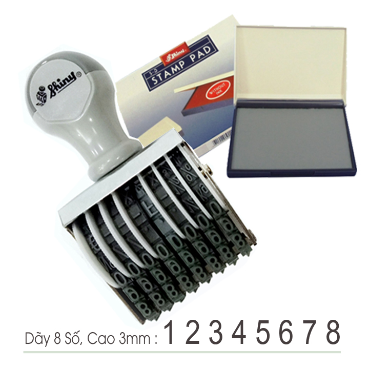Máy đóng số Shiny N-58 (cao 3mm)