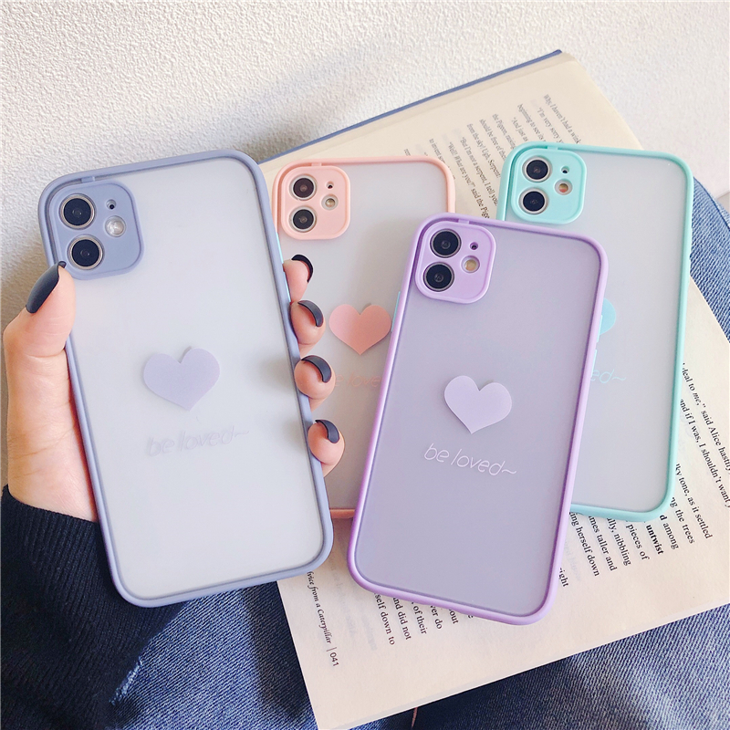 Ốp Lưng Nhám Chống Sock, Va Đập Bảo Vệ Camera Be Loved