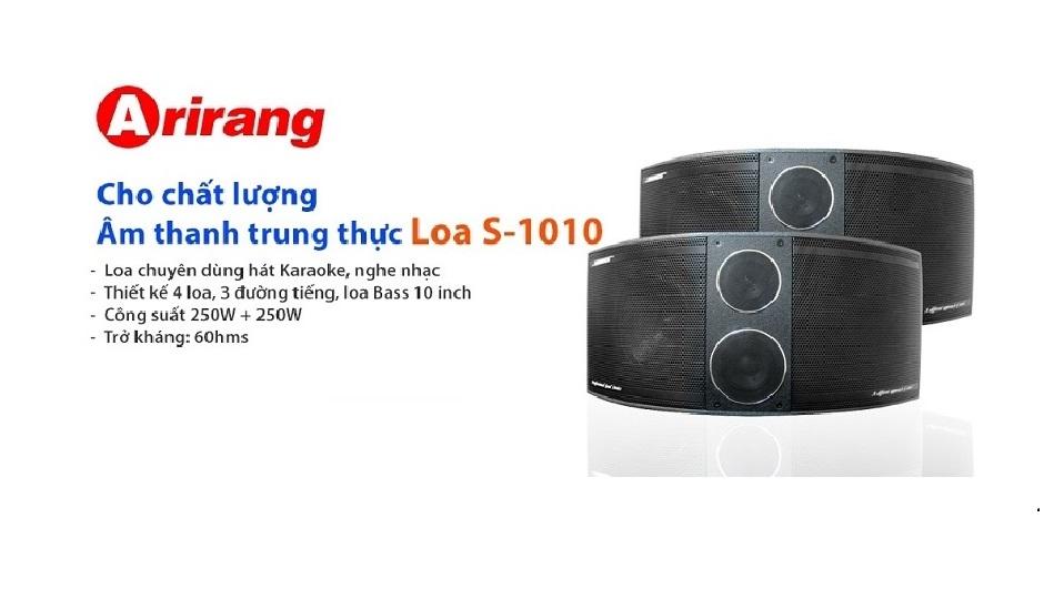 [HCM][Trả góp 0%]Loa Arirang S-1010 (Đen)