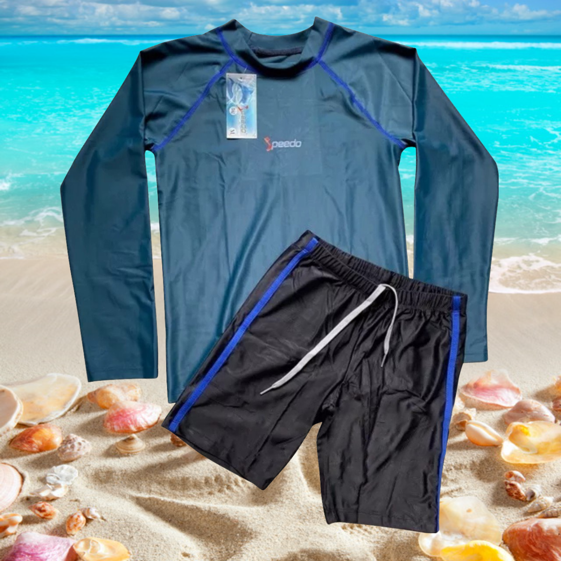 Short Sleeve hem swimsuit