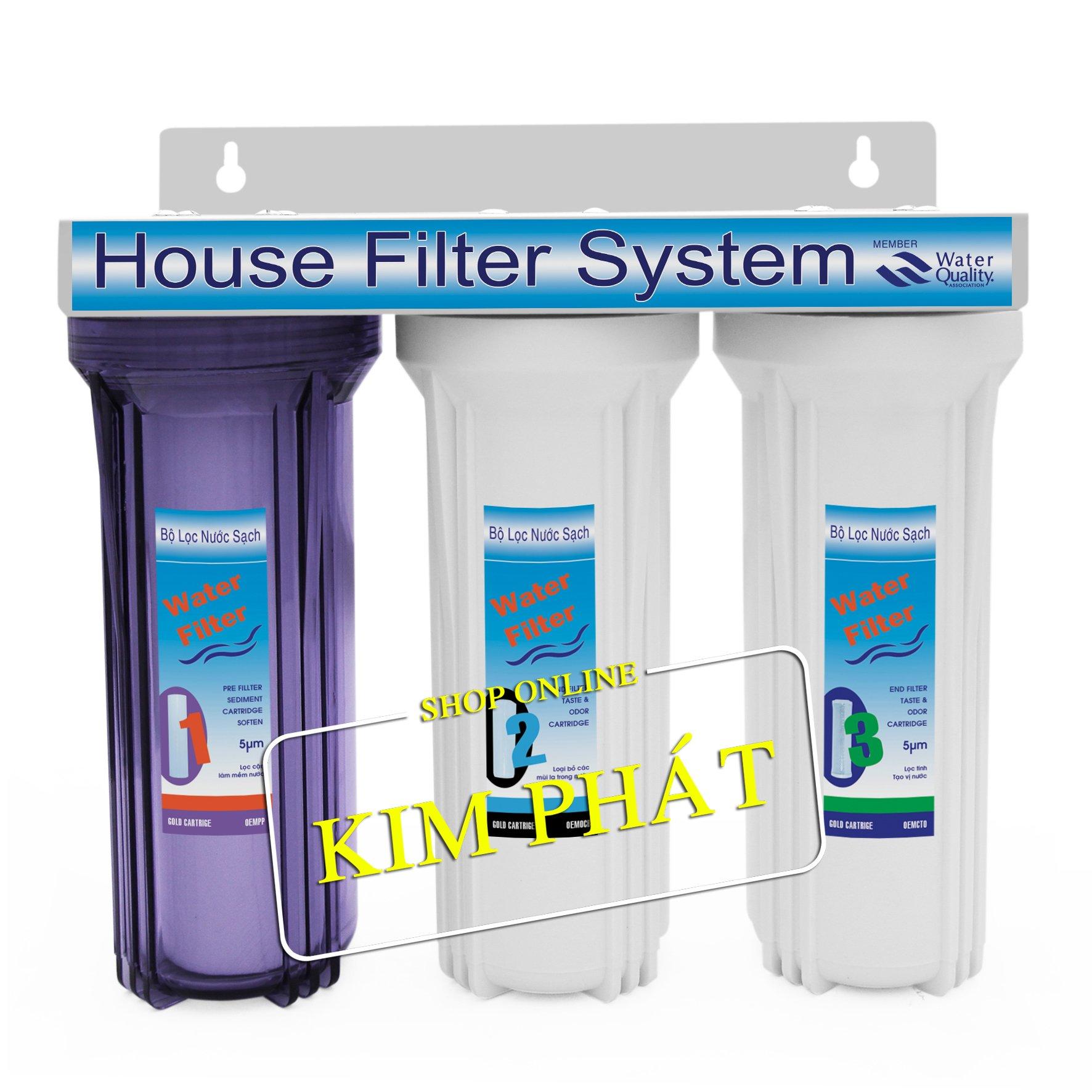 [HCM]Bộ lọc nước sinh hoạt 3 cấp -3TTR