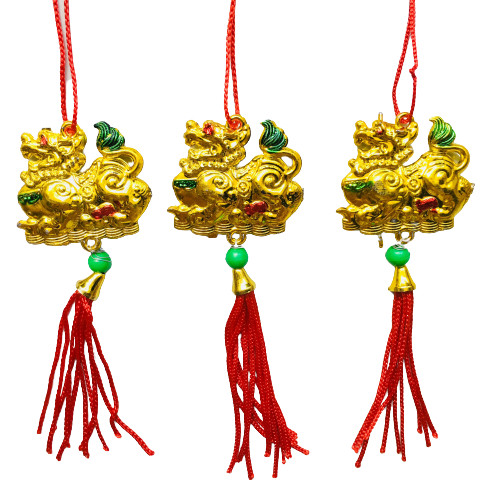 Đồ treo Tết Dây treo tết, combo 5 sợi dây tì hưu may mắn, đồ trang trí tết năm 2022, phụ kiện trang trí tết mới nhất