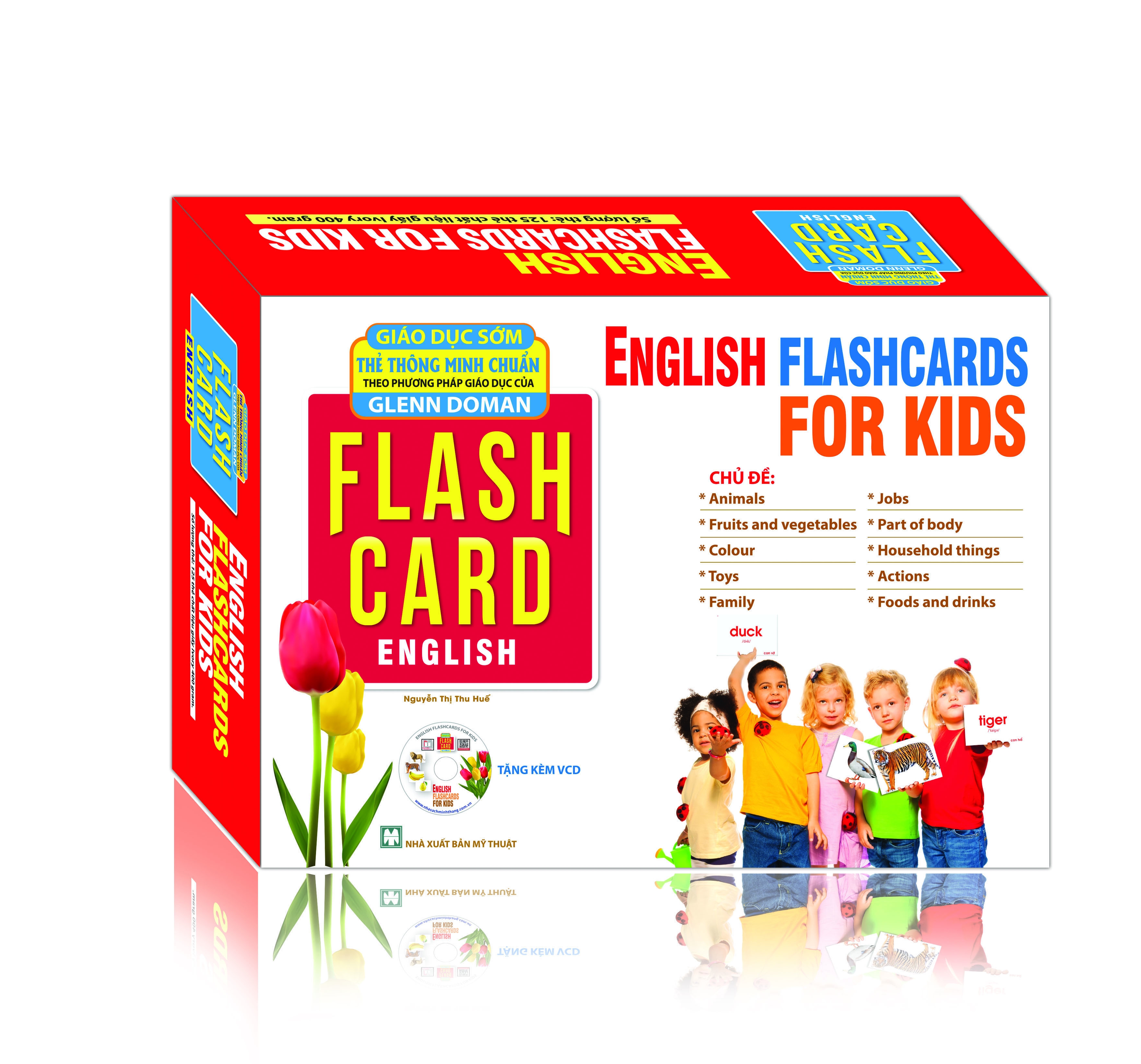 Sách - English flashcards for kids