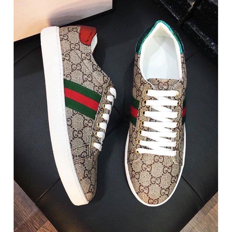 Giày nam ❤️ ❤️ hoa văn GC full size 38-43