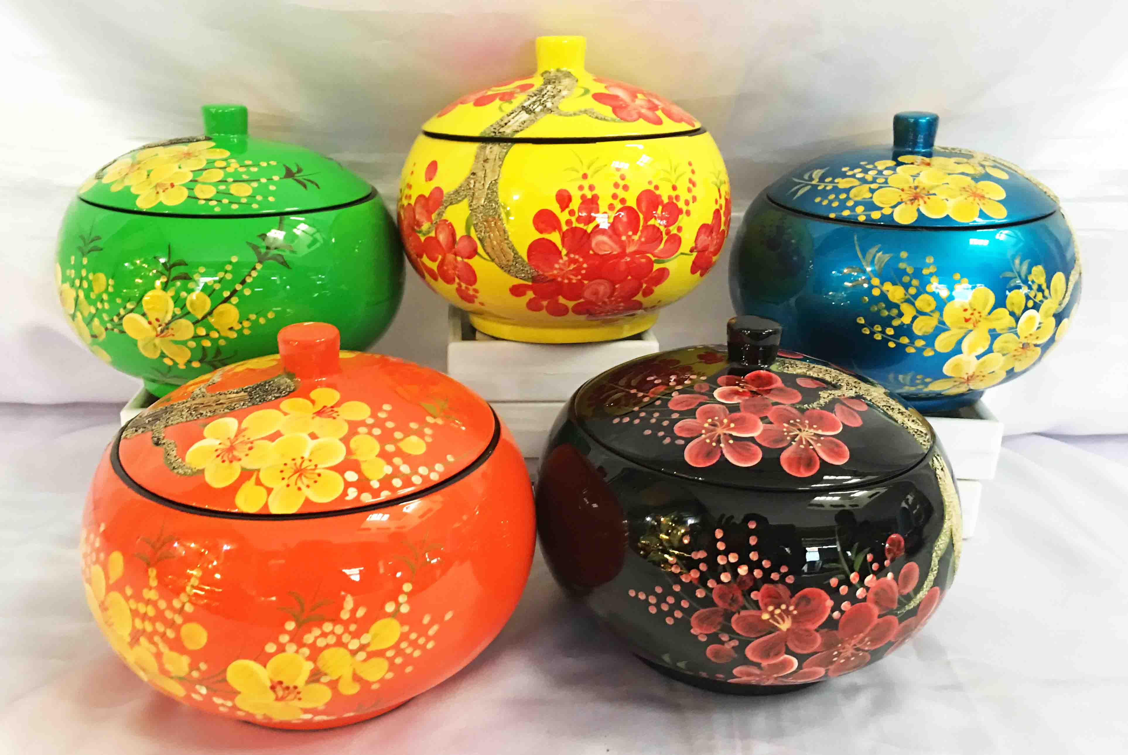 Hủ sơn mài loại vừa ( MIỄN SHIP khi mua từ 3 sản phẩm )