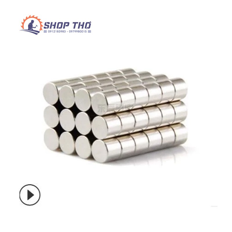 Nam Châm Hạt Tròn D5*5Mm (30 Viên)