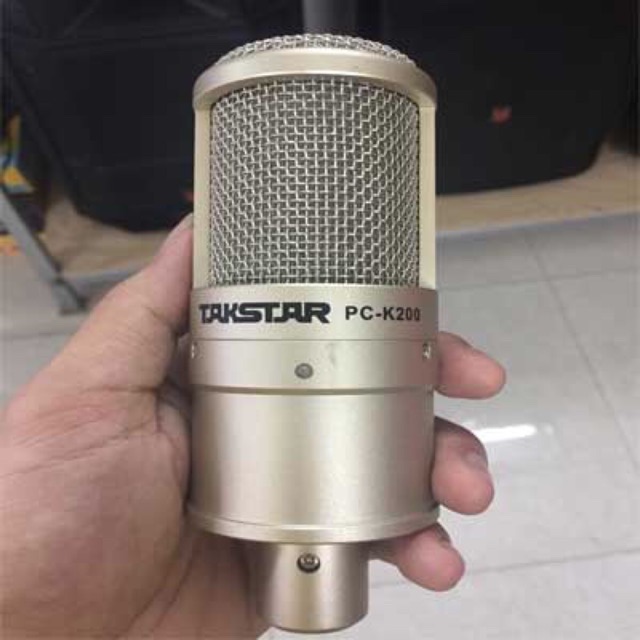 Mic thu âm TakStar PC K200 bảo hành 1 năm.