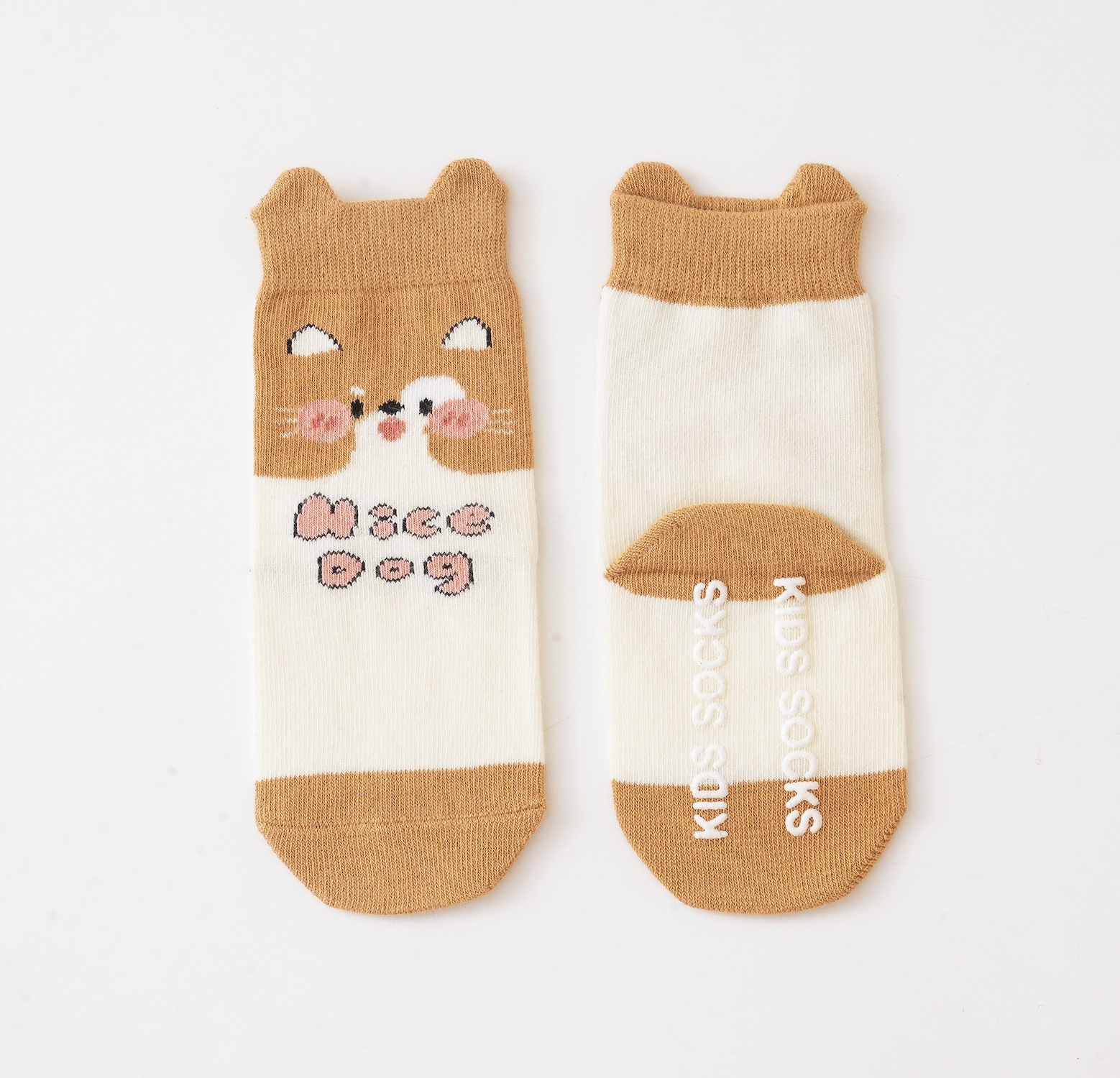 Tất chống trơn trượt cho bé 0-3 tuổi hình thú cute, vớ chống trượt bé trai bé gái