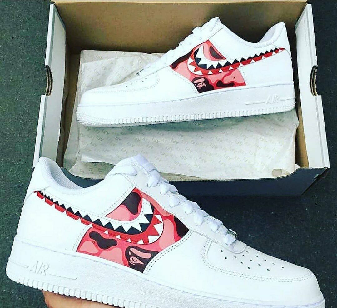 Giày Sneaker AF 1 Custom Bape