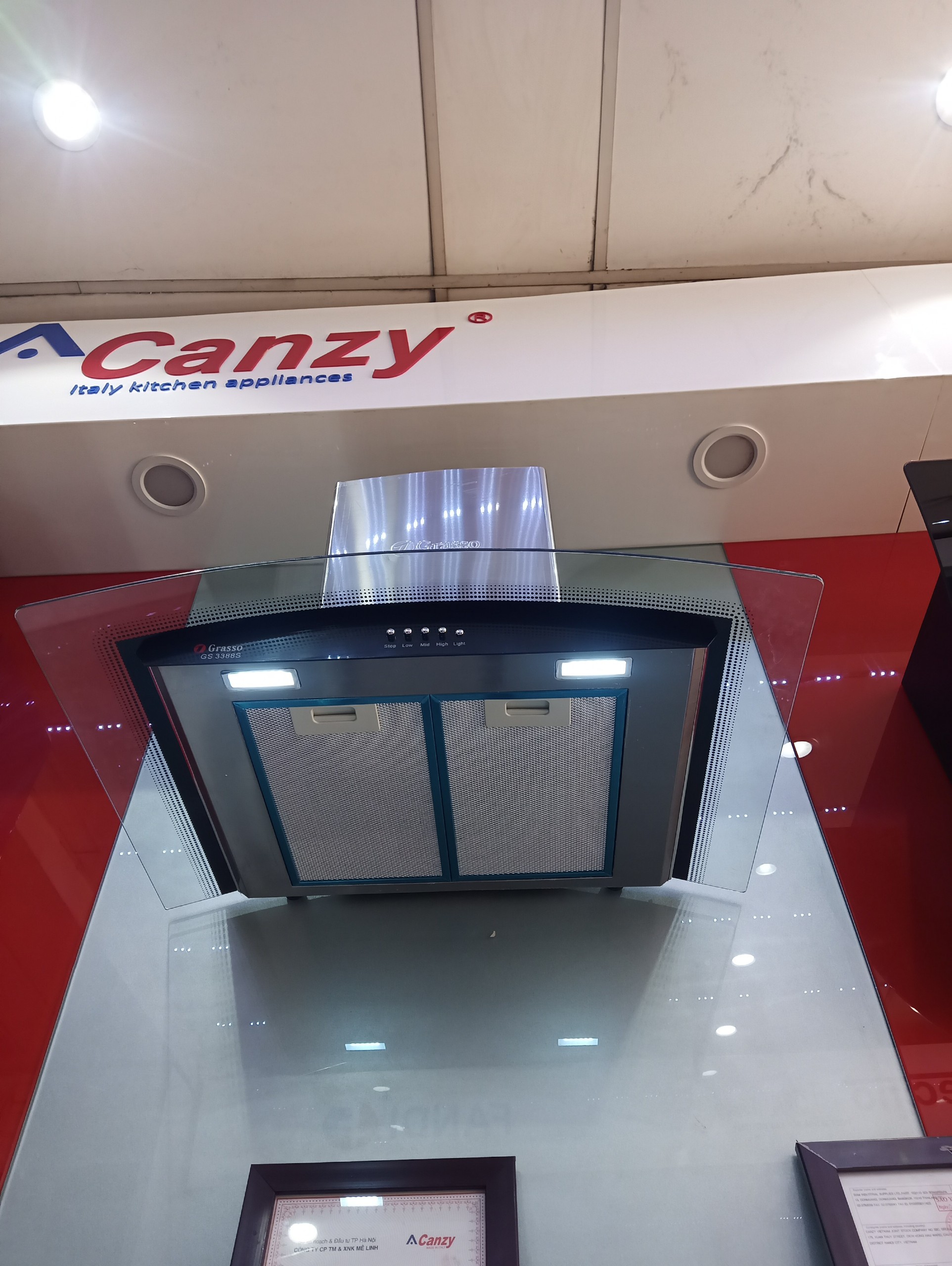 Máy hút mùi Grasso GS-3388S