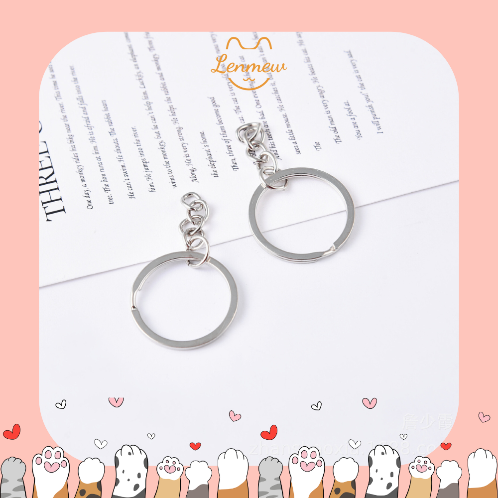 Móc Khóa Khoen Tròn Loại Tốt (Set 5 cái)