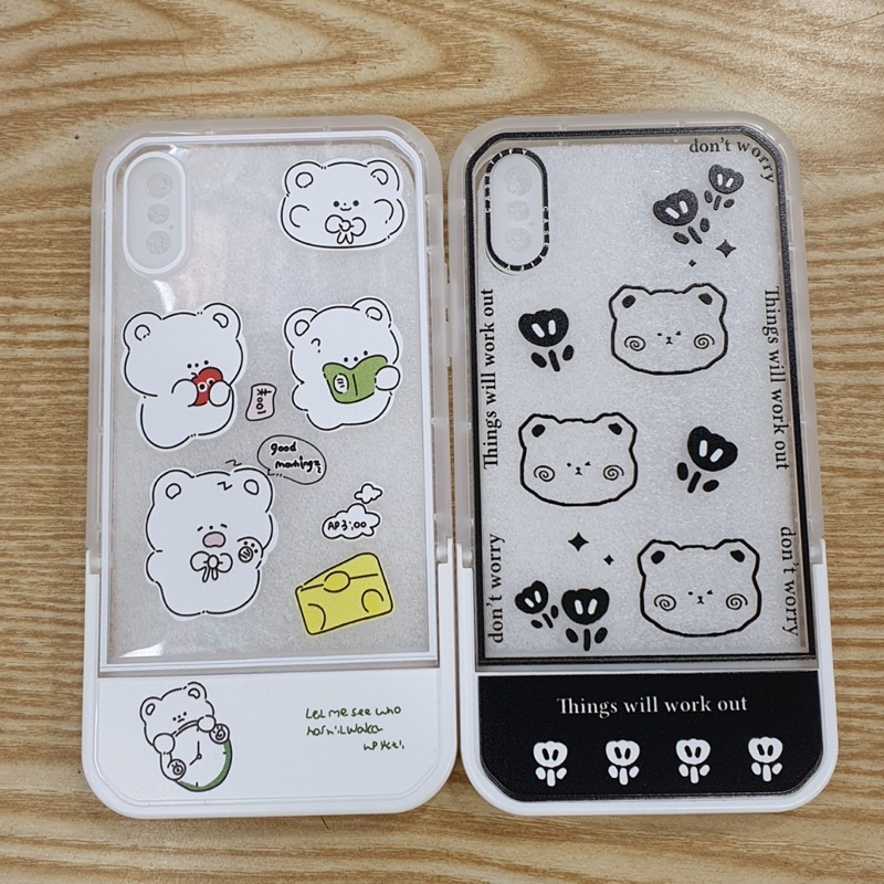 Ốp lưng dẻo iphone X,Xmax silicon trong suốt chống sốc in hình