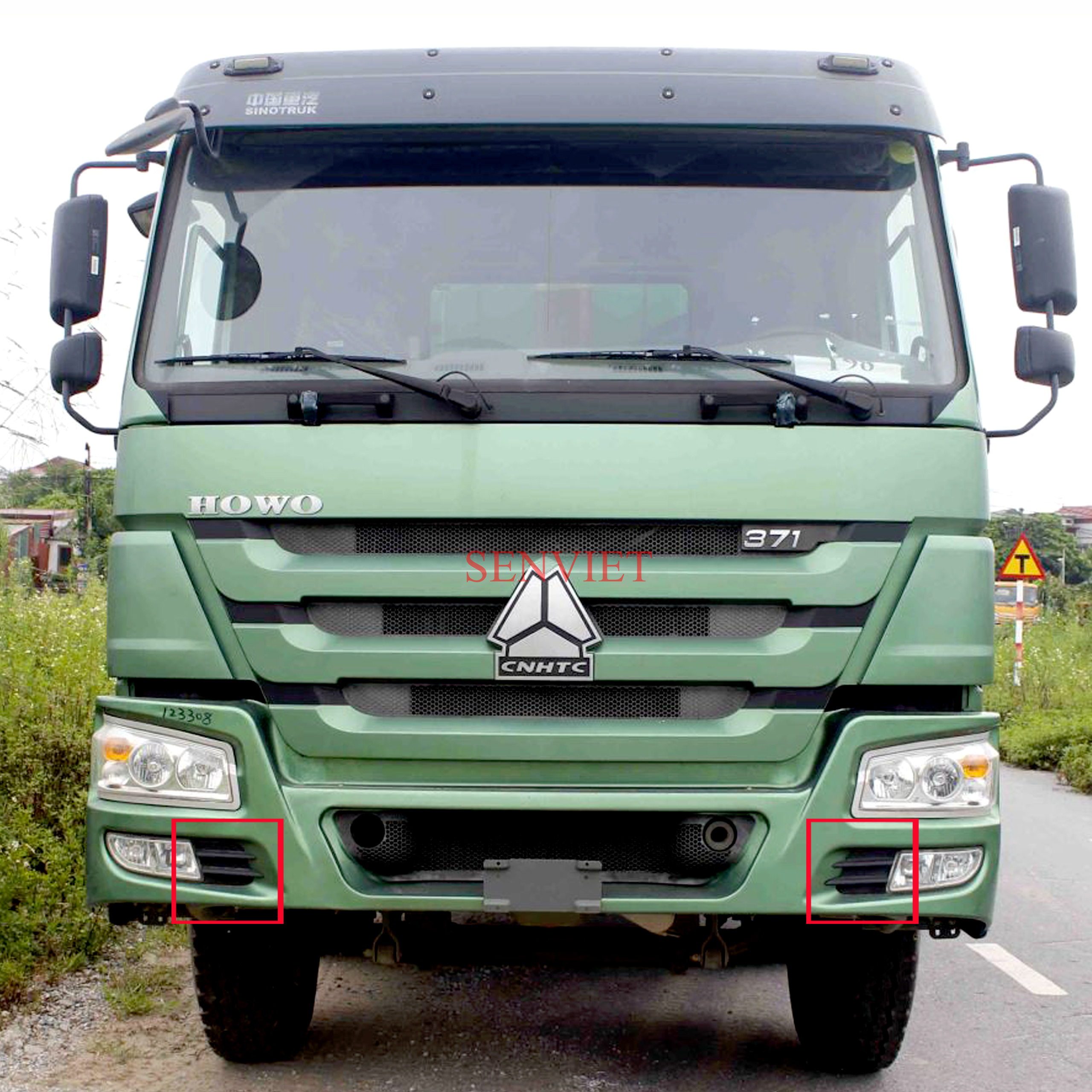 Ốp Trang Trí Đèn Gầm Howo 336 371