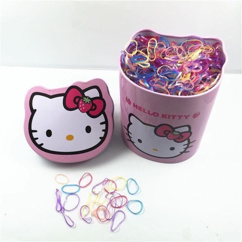 Hộp 2000 dây buộc tóc kitty cho bé