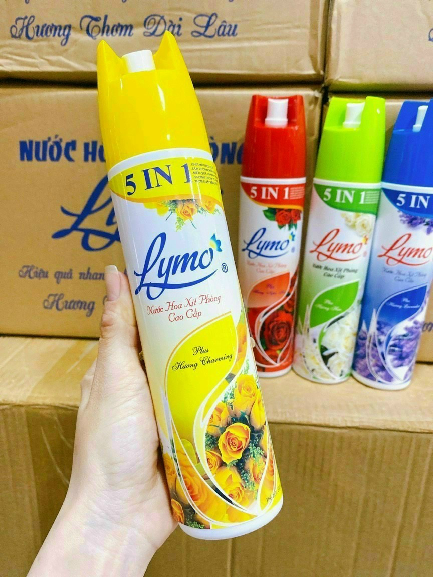 Nước hoa xịt phòng cao cấp LYMO 5 in 1