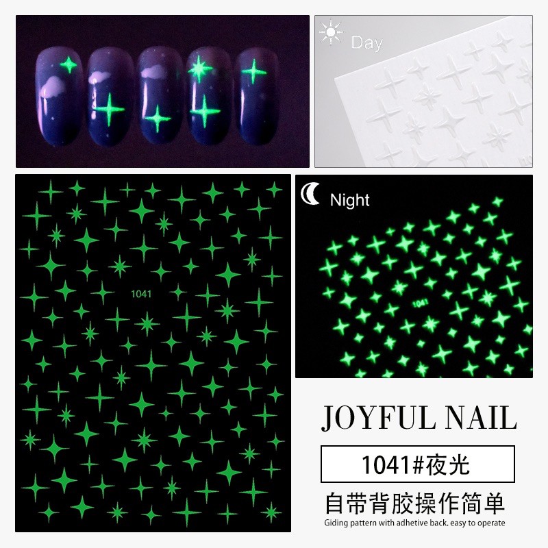 sticker dạ quảng dán móng tay nail