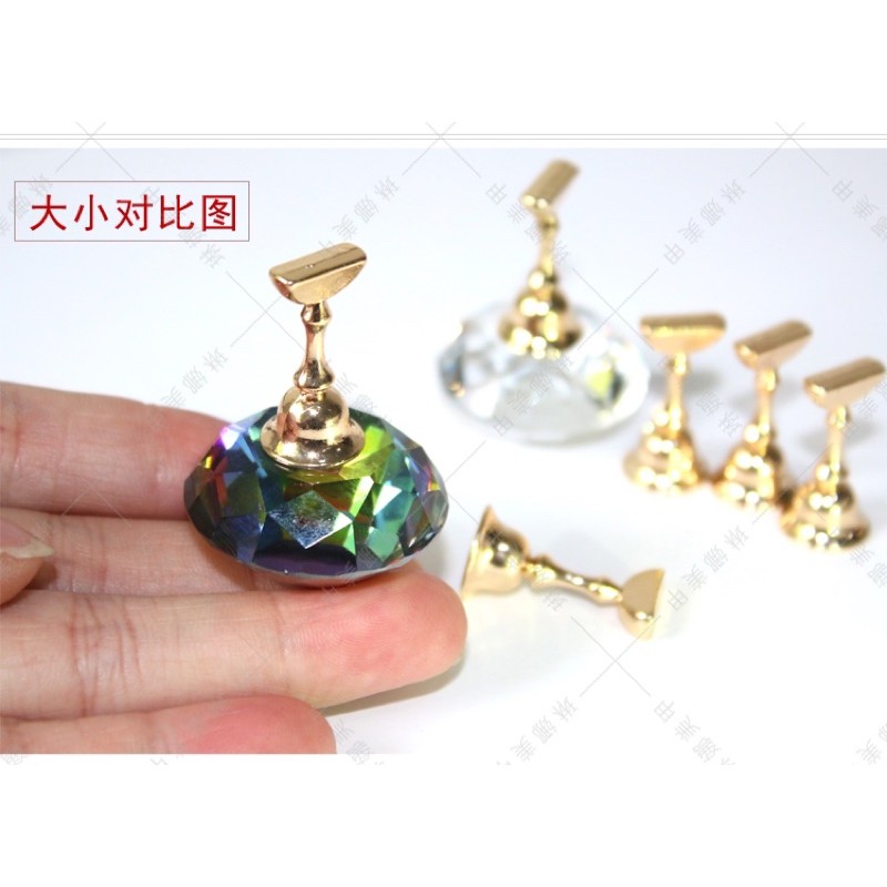 đế gắn móng pha lê ( 1 đế + 5 đầu gắn) phụ kiện nail